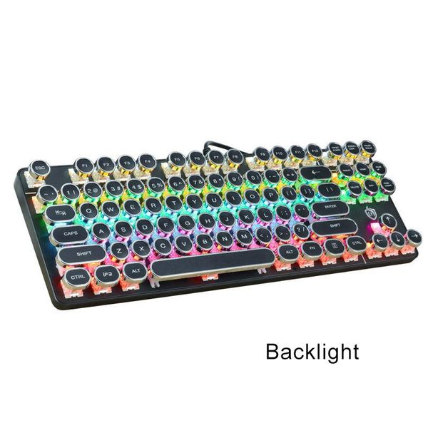 

wired mechanical gaming keyboard 104 keys switches for gamers with 9 lighting effect em88