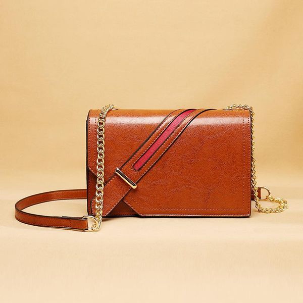 

ins simple solid color shoulder messenger bag