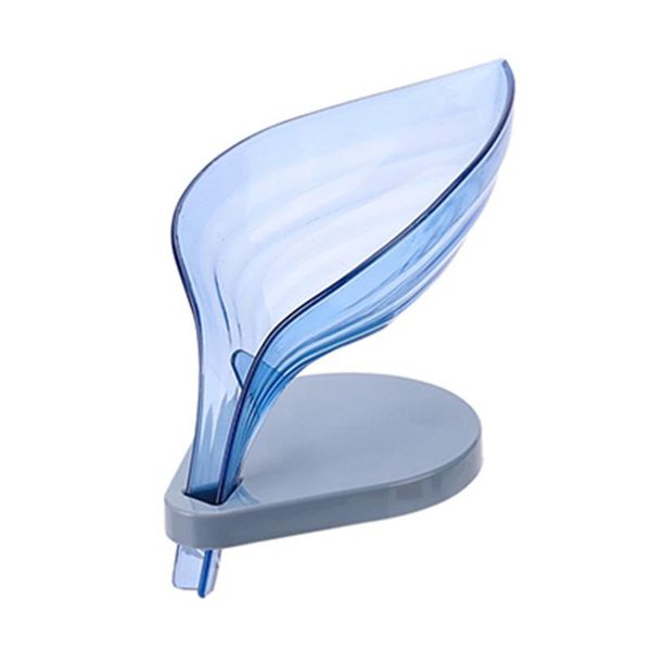 

non-slip bathroom soap holder simple leaf shape soap box creative kitchen dish brush rack household tray holder case container q wmtncx