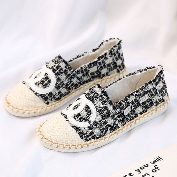 

knitted one legged women's cloth shoes series 2020 summer new flat bottomed lazy shoes casual women's shoes c1212, Black;white