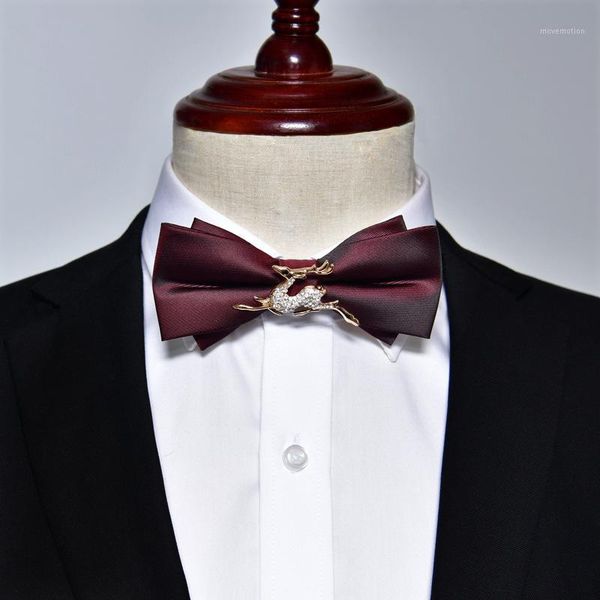 

classic men's handmade bow tie business banquet wedding british bow french solid color double-layer black custom bowtie1, Blue;purple
