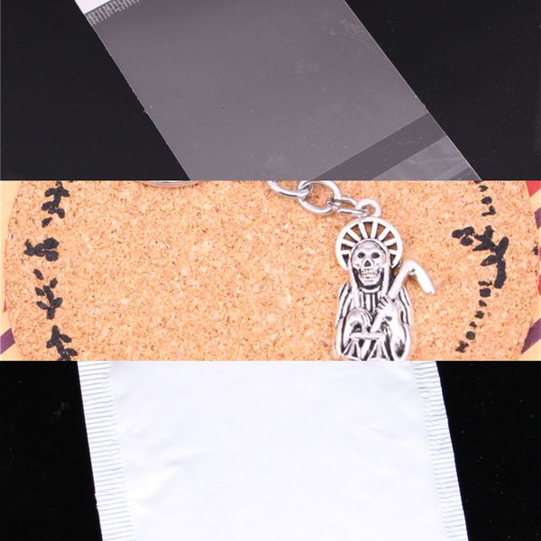 

grim reaper death pendants diy men jewelry keychain car key chain ring holder souvenir for gift 1op3, Slivery;golden