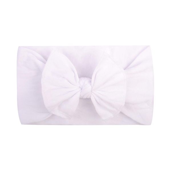 

1 piece turban bows headband for baby girls 6.1 inch headwraps elastic toddler headwear baby hair accessories soft bow headband q bbyqti