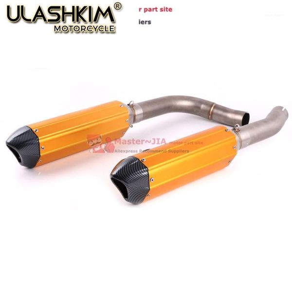 

r1 motorcycle exhaust full system middle pipe exhaust + muffler for r1 2009 to 2014 slip-on1