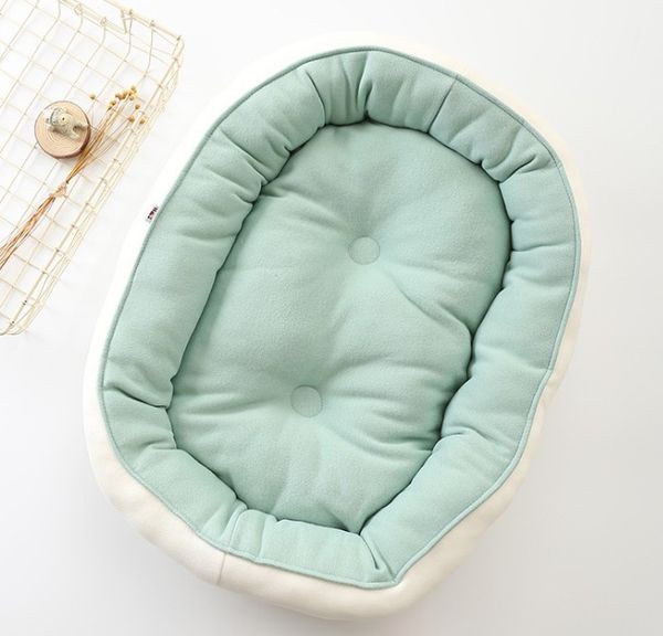 

fashionable solid color for use on two sides winter warm pet kennel dog beds