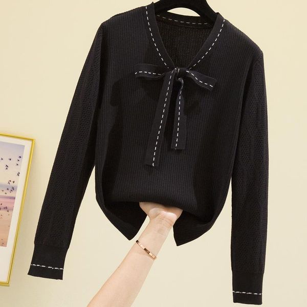 

coigarsam 4xl plus size knitting blouse women blusas womens and blouses black a944, White