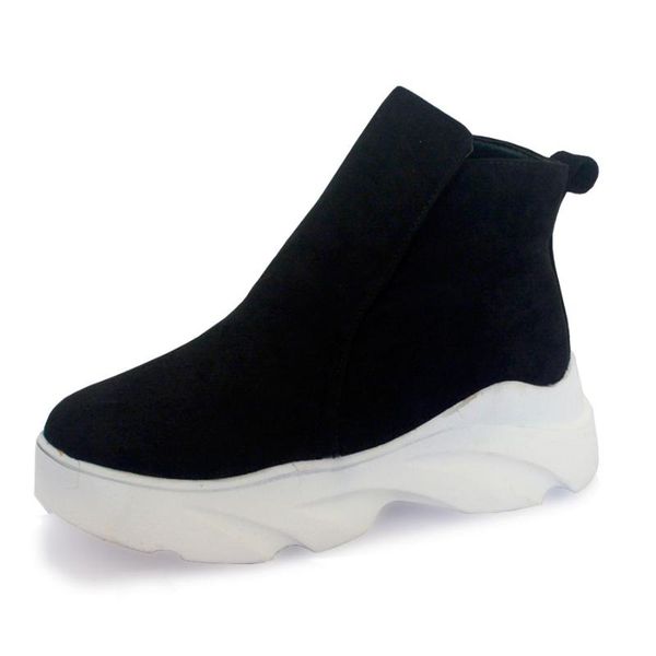 

ninguta causal winter ankle platform boots women fashion shoes woman, Black