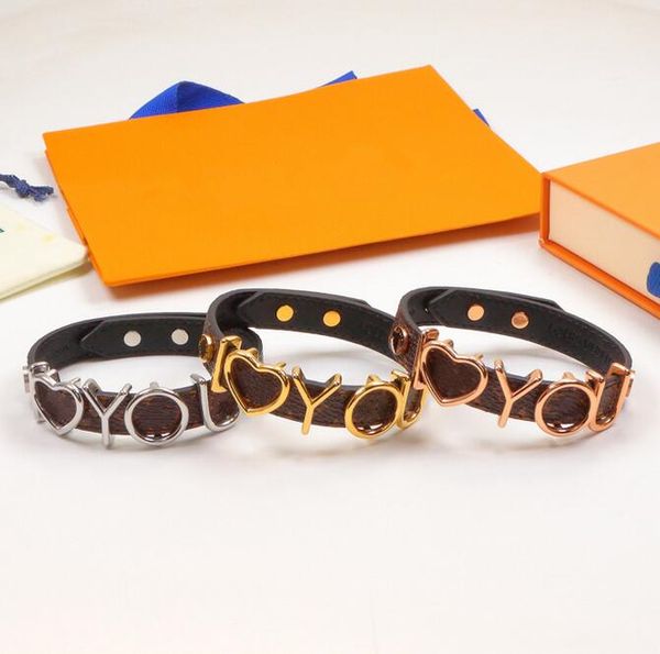 

2020 designer brand bracelets couple jewelry love rose gold bracelet simple bangles women men screw screwdriver bracelets, Black