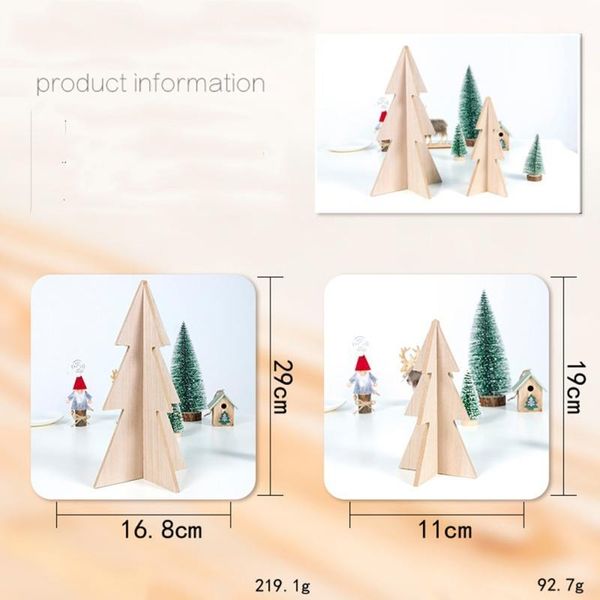 

christmas decorations ins wind wood spell insert tree ornaments crafts ornaments1