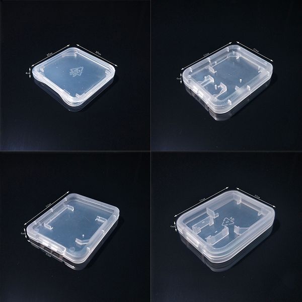

thicken protection case card container memory card boxes cf cards tool plastic transparent storage box mini cf card easy to carry box