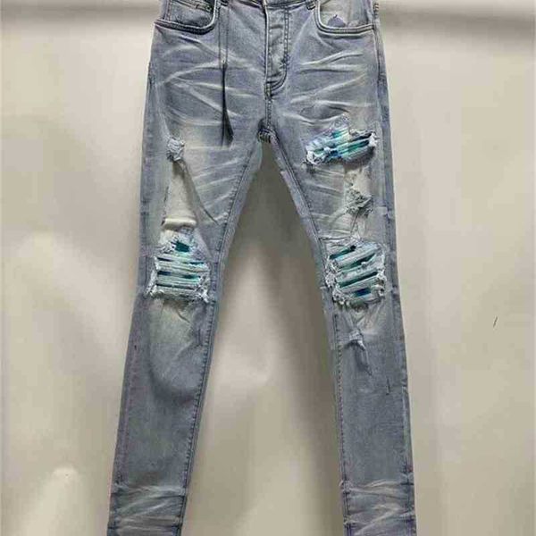 

/ amri new slim fit jeans pants fashiondemon, Blue