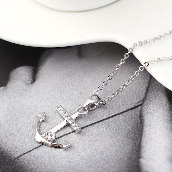 

pendant necklaces fashion retro geometric collar double chains leather simple choker heart necklace gift for women girl 139163, Silver