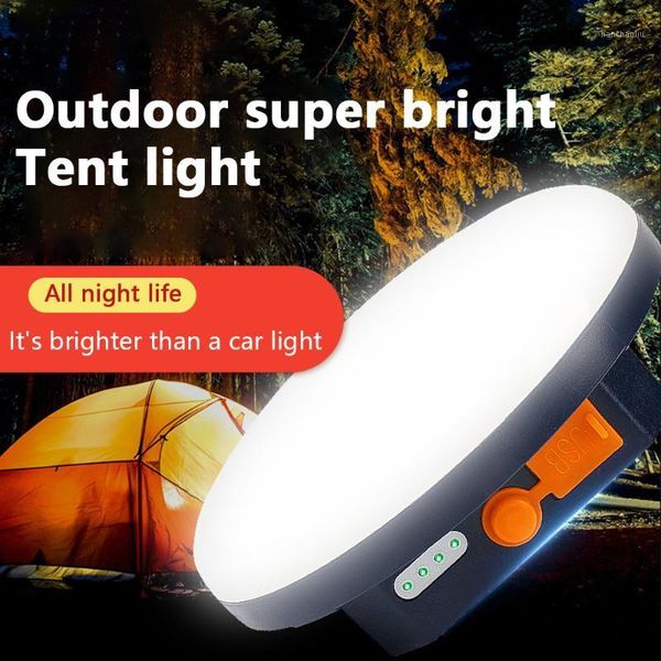 

portable lanterns rechargeable led bulb lamp 9900mah tent light lantern emergency night market outdoor camping home1