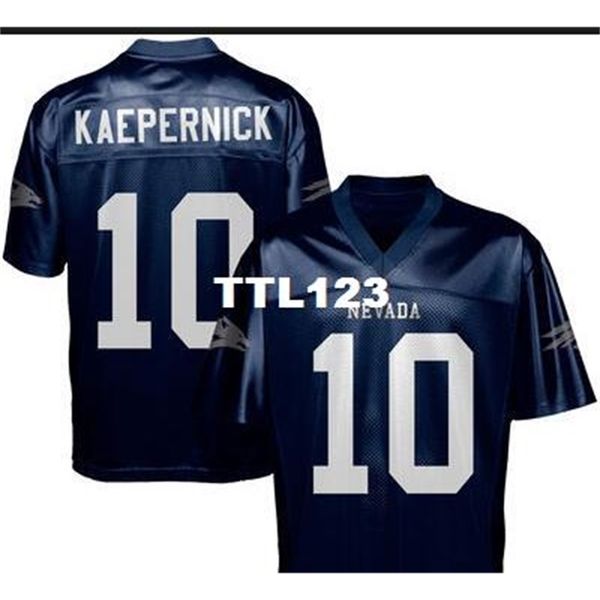 

men #10 colin kaepernick nevada wolf pack alumni college jersey or custom any name or number jersey, Black