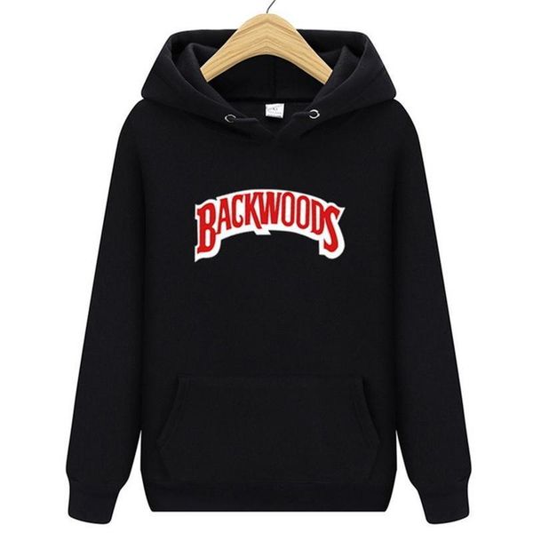 

мода 2019 новая капюшона мужская осенью и зимняя хип-хоп hoodie pullover женщин уличная одежда backwoods толстовка толстовка одежда одежда, Black