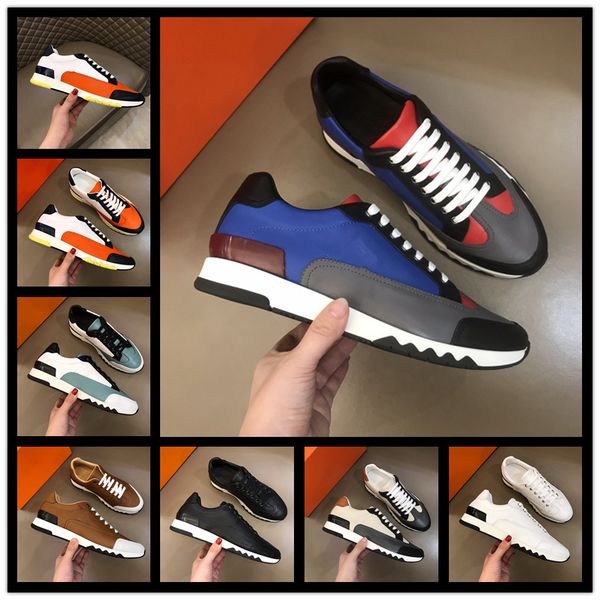 

designer lady flat casual shoes leather platform sneaker letters lace-up luxury woman shoes fashion new men printed shoes large size 38-44, Black