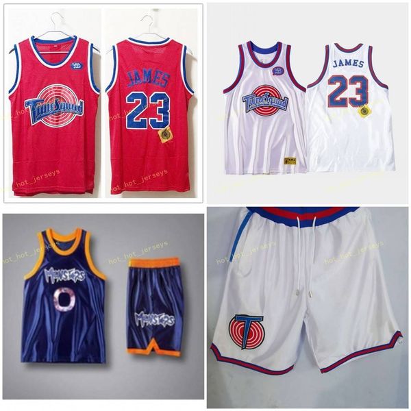 

2020 0 monstars 23 tune squad looney space jam lebron jdmes dna jersey white blue nwt jdmes "space jam" #23 men's tune squad, Black