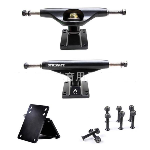 

skateboarding skateboard 5" hollow central column trucks 3mm absorber pad 29mm screw set