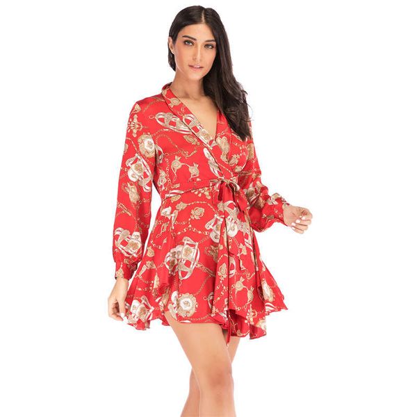 

spring 2019 new women's corset v-neck short dress, Black;gray