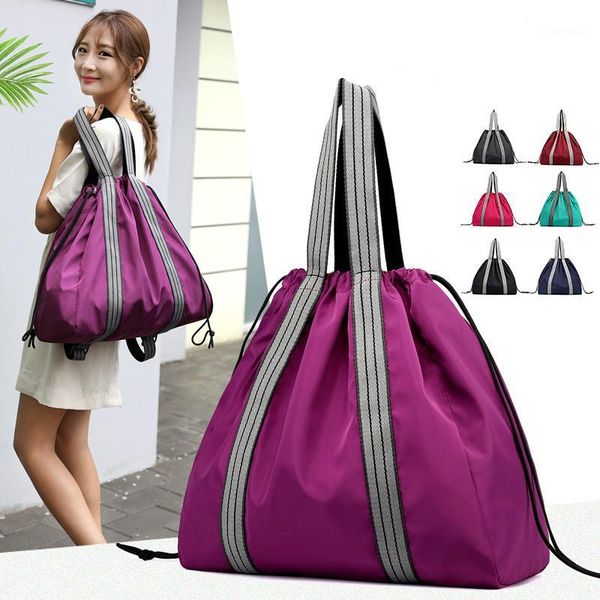 

nylon yoga mat bags gym fitness bag backpack sac de sport sports shoulder drawstring gymtas for women rucksack 2020 mochlia1
