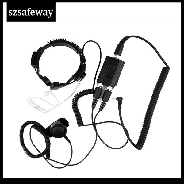 

2.5mm fbi heavy duty tactical throat mic for motorola talkabout 1 pin