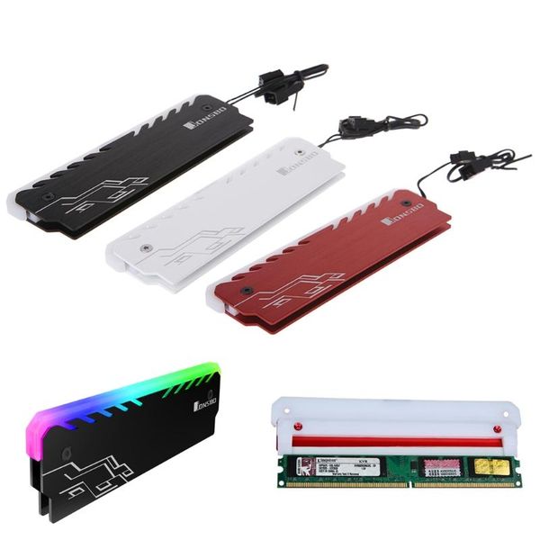 

aluminium ram heatsink cooler rgb 265 light radiator рабочий стол память охлаждающий жилет axyf