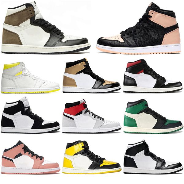 

new arrival high og women men jumpman 1s basketball shoes mid milan fearless unc to chicago phantom tie-dye mens trainers sports sneakers