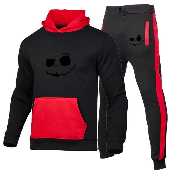 

fashionable raglan sleeve and trousers set fashion brand men's fleece sweater suit designer al-ys, Tan;black