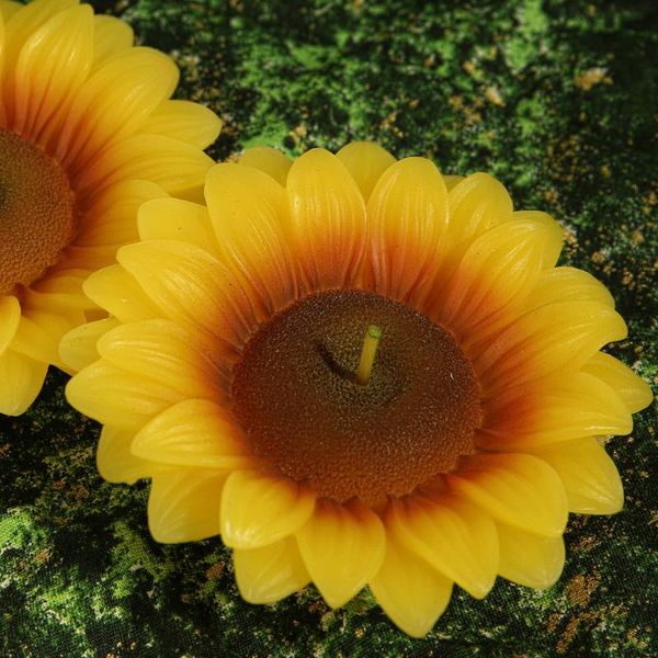 

2019 новый ручной работы творческий симулятор 3d цветок свеча солнцецвет день рождения подруга подарки клиентов день рождения украшения свеч