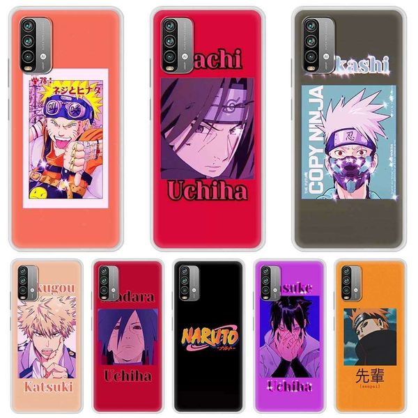 

1dwanimation new naruto translucent celebrity millet redmi note 9s 8 9 8t 7 9a 7a 8a 6a k30 pro matte silicone mobile phone case
