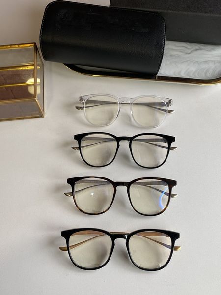 

2021 new fashion classic style square transparent glasses frame fashion temperament male and female identical glasses size 52 "20