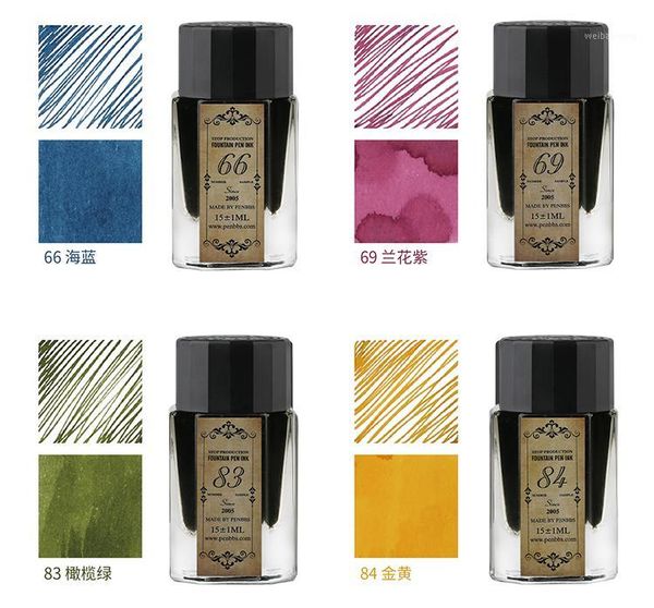 

fountain pens penbbs color ink 15ml /bottle , dip pen ink, ink1