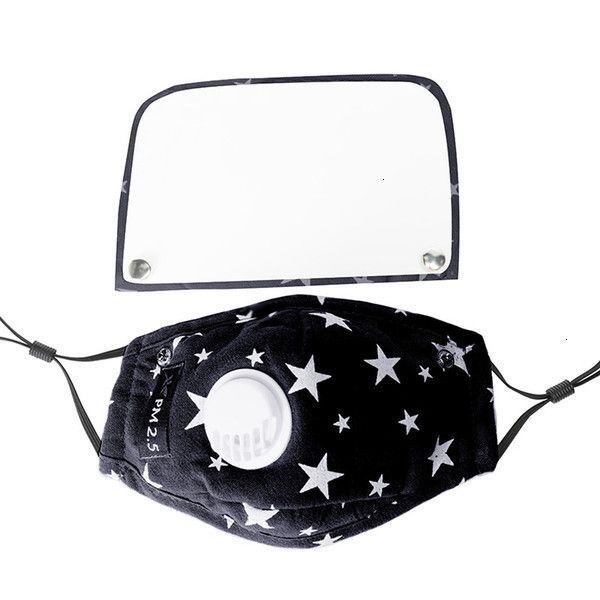 

removable us stock kids party mask with eye shield breathing valve reusable washable protective dustproof earloop cotton p1zel