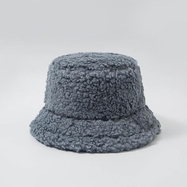 

warm winter lambs faux fur fisherman hat women korean wool fur soft ladies thick bucket hat outdoor hiking cap wmtwty