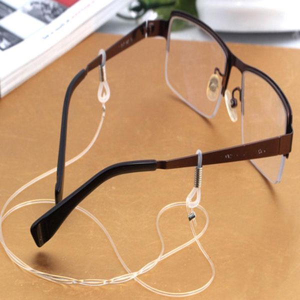

new 1 pc transparent eyeglasses slip strap stretchy neck cord outdoor eyewear string sunglasses rope band holder q wmtrgo