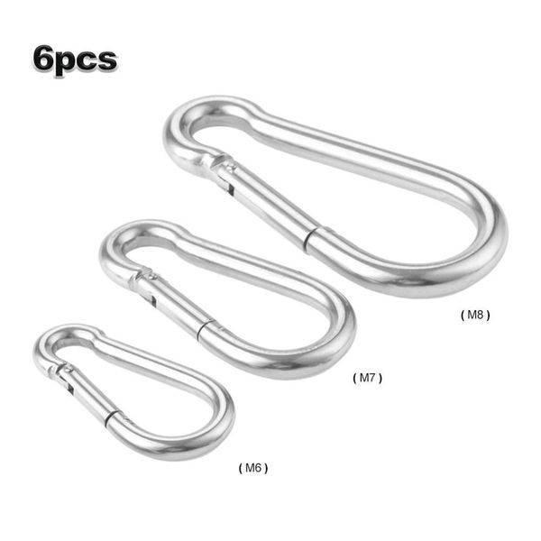 

carabiner clip multifunctional spring snap carabiner quick link lock ring hook mountaineering buckle hammock swing h wmtnkr