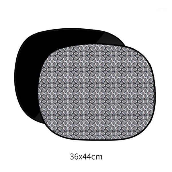 

visor car sun shade cover block static cling sunscreen black 2 pcs pvc1