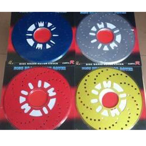 

for all mazda car vehicle model blue red golden silvery aluminum racing disc decorative brake rotor cover drum frame