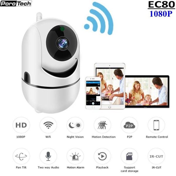 

cameras ec80 1080p home security ip camera intelligent auto tracking human cctv network mini wifi motion detection