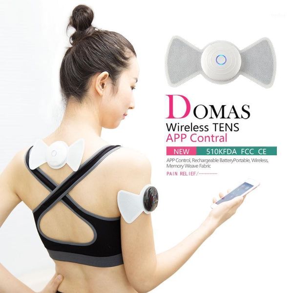 

electric massagers sunmas sm9187 tens upgrade smartphone app control wireless unit shoulder neck pain relief1