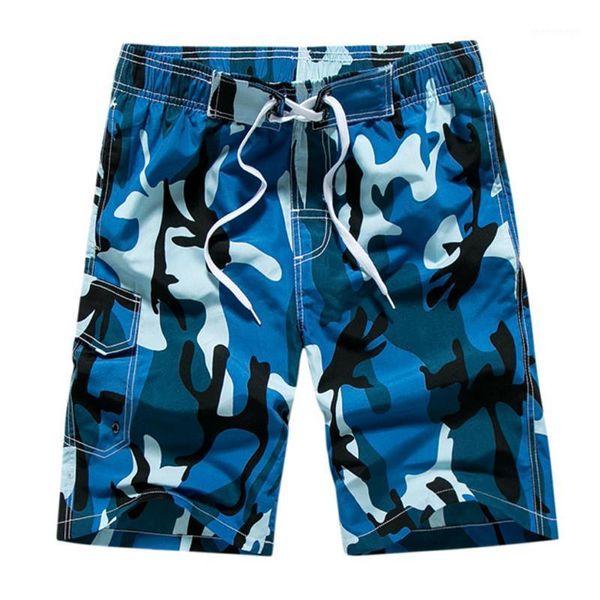 

mens camouflage quick drying boardshorts casual summer shorts knee length army camo print loose shorts large size c03221, White;black