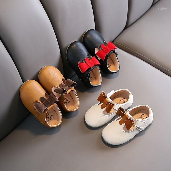 

spring autumn girls leather shoes cut-outs retro kids shoes for girl princess anti-slip sneakers baby girl dancing1, Black