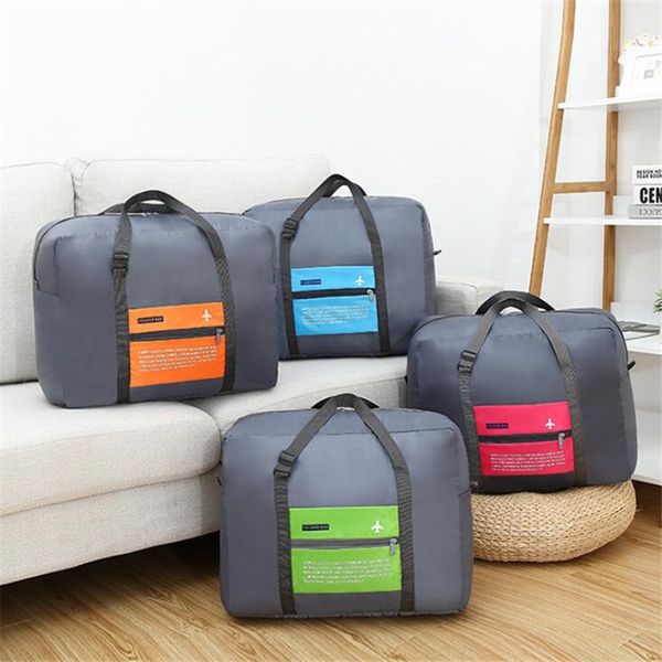 

high capacity aircraft organizer travel bag women's foldable weekend bag personal clothing luggage bag travel accessories