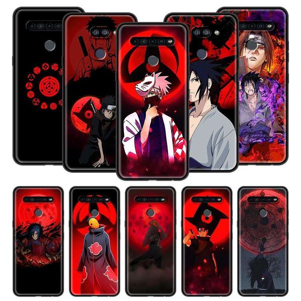 

3naruto uchiha luxury mobile phone case lg k41s k61 k40s k40 k50 k50s g6 g7 g8 k31 k42 k52 k62 k71 black casecf1