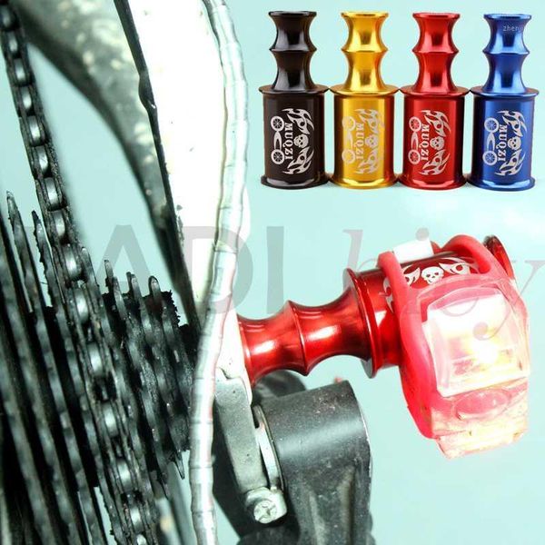 

bike lights muqzi mtb bicycle extender lighthouse cycling quick release front wheel lamp holder alloy rear derailleur protection lampholder1