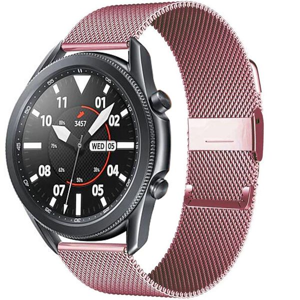 

milanese strap for samsung galaxy watch 3 45mm 41mm/active 2 46mm/42mm gear s3 frontier 20mm 22mm bracelet huawei gt/2/2e band bbyphs