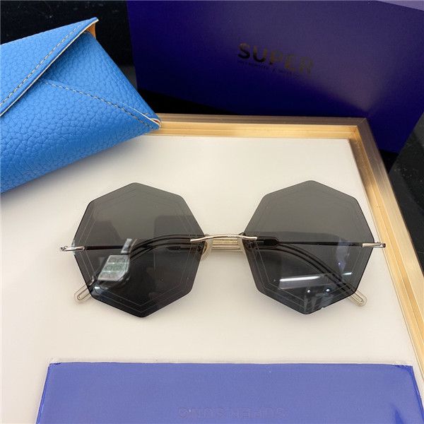 

090 fashion sunglasses with uv protection for men and women vintage square frame popular come with case classic sunglasses, White;black
