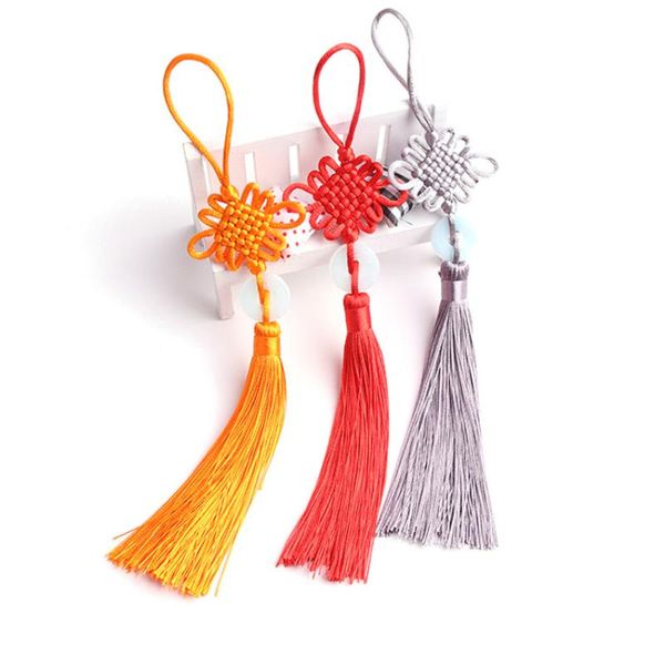 

5pcs new peace jade chinese knot tassels diy pendant jewelry accessories home textile curtain garment sewing macrame decoration h jllupq