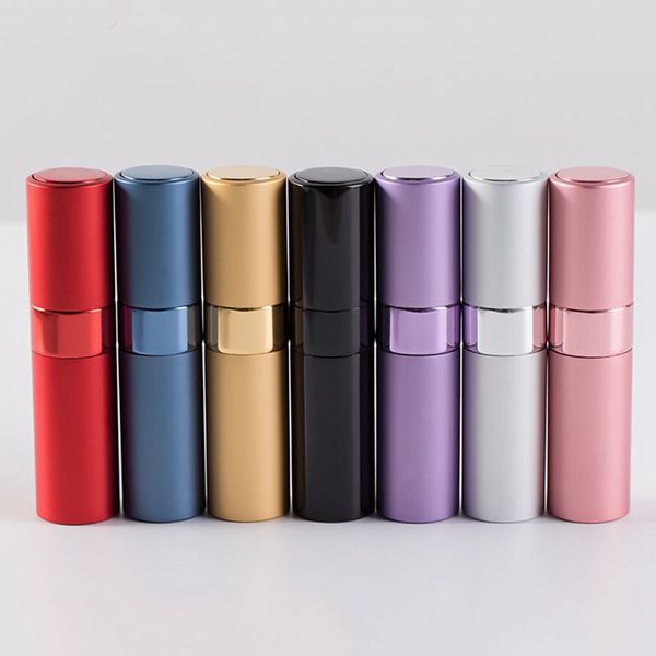 8ml Mini Spray Parfümflasche tragbare Aluminium -Parfümflaschen Atomizer 8ml Reise nachfüllbarer leerer kosmetischer Behälter Botella de Parfüm en aerosol