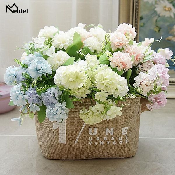 

meldel silk lucky ball artificial flowers beautiful flores bouquet for wedding party home decoration mariage fake flowers diy1